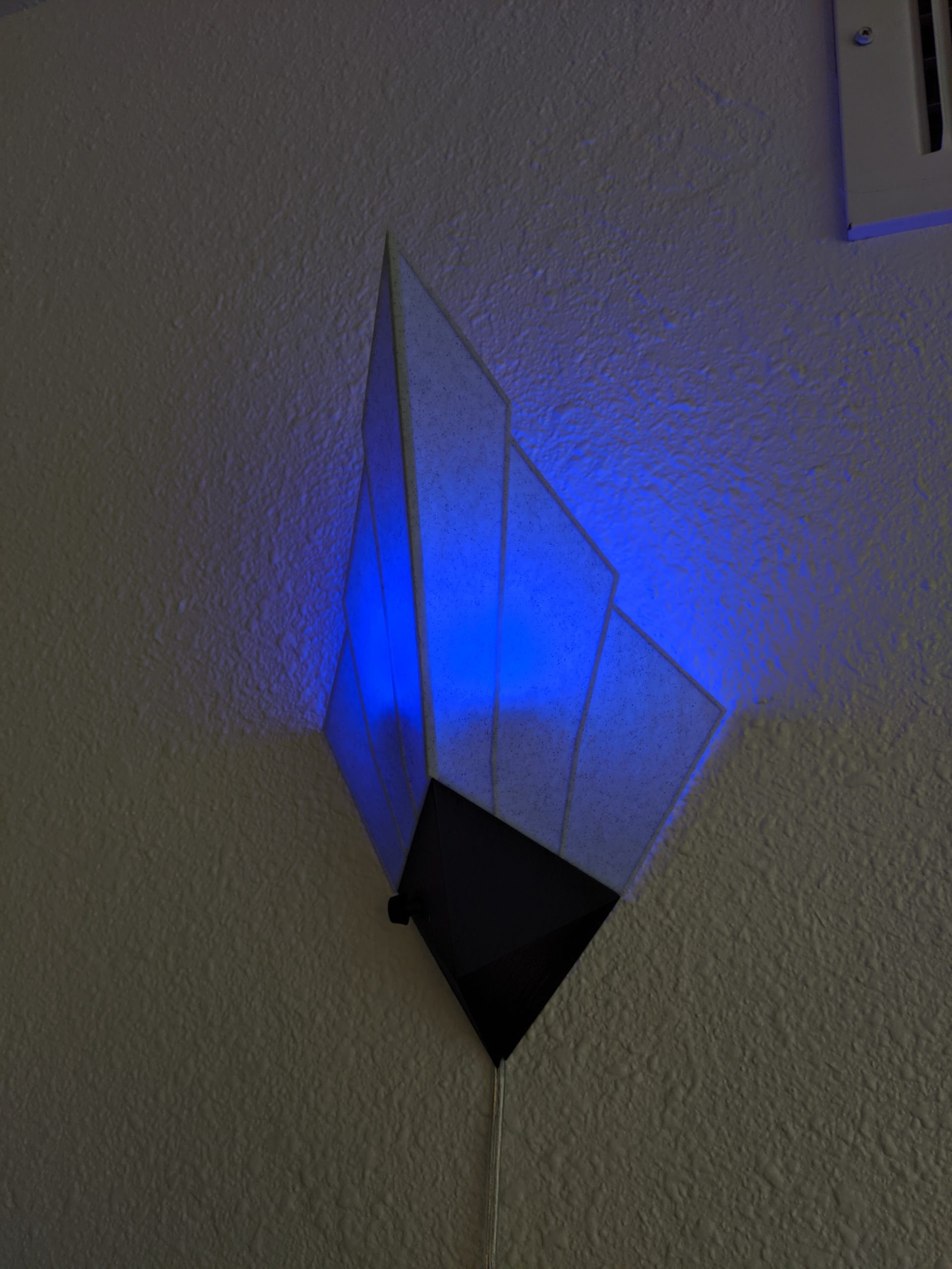 3D Printed Art Deco Style Pin-up & Plug-in Wall Sconce – Ryan G 3D